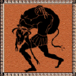 Hercule capturant le taureau du roi de Crête